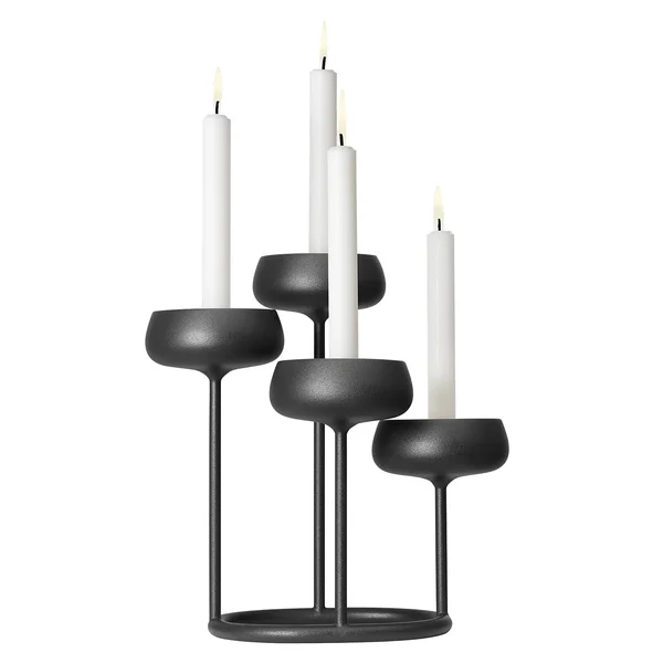 Iittala Nappula Candelabra - Dark Grey