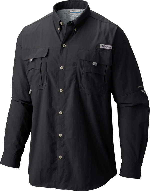 Columbia Bahama II L/S Shirt XLT - Black