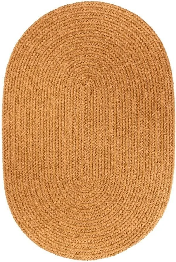 American Classics 18x22 x 3&0x22 Rug Slice New Gold Round/Square Timeless Area Rug