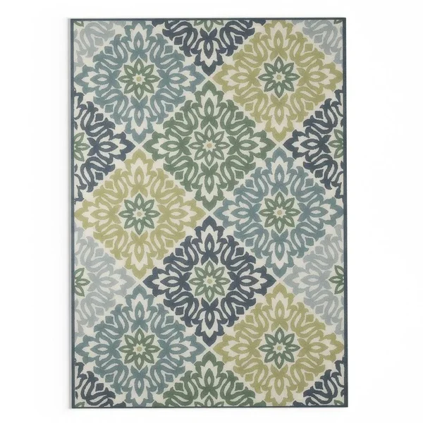 Copper Grove Perth Indoor/ Outdoor Area Rug - 2&3x22 x 8& Runner - Marine