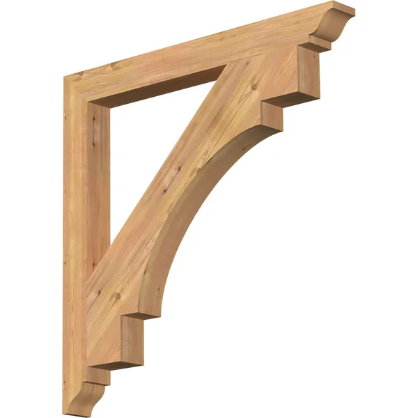 3 1/2x22W x 36x22D x 36x22H Merced Traditional Smooth BRACKET - Western Red Cedar