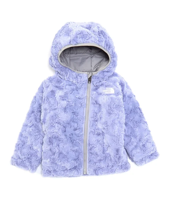 The North Face Infant Reversible Mossbud Swirl Hoodie - Meld Grey/Sweet Lavender