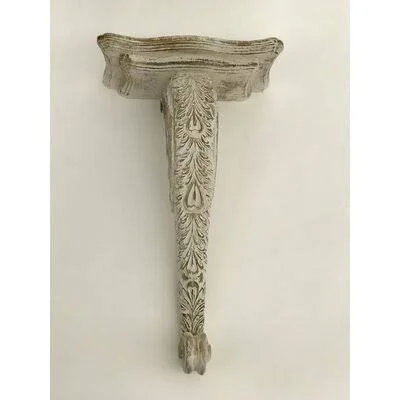 Almanza Mango Solid Wood Bracket Shelf Ophelia & Co.