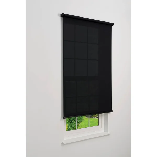 Linen Avenue Cordless 5% Solar Screen Standard Roller Shade - Coffee 44 W x 66 H