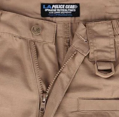 La Police Gear Men’s Operator Tactical Cargo Pants with Lower Leg Pockets