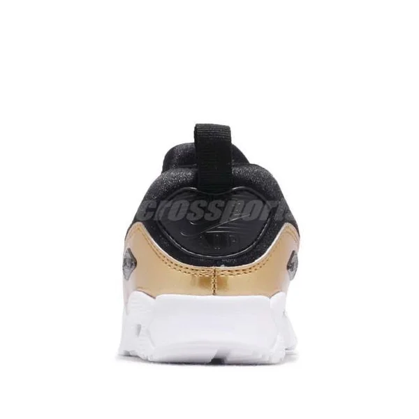 Nike Air Max Tiny 90 Infant/Toddler Shoe Size 3C (Black)