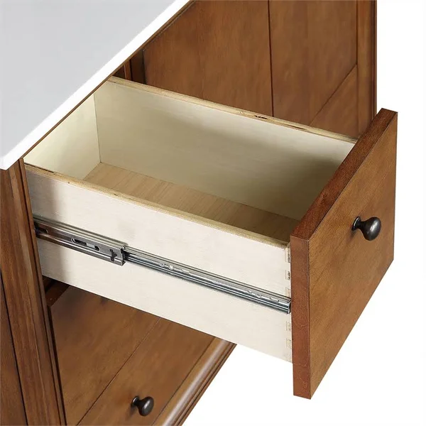 Dorel Living Bleeker 36 inch Bathroom Vanity, Chocolate Spice
