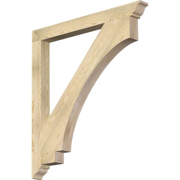 4x22W x 44x22D x 48x22H Imperial Traditional Rough Sawn BRACKET, Douglas Fir
