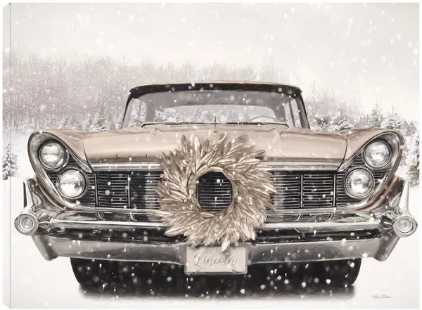 Snowy Lincoln Canvas Print by Lori Deiter 32x24 Fineartcanvas