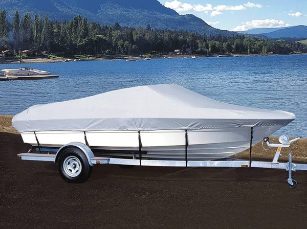 Taylor Made Inshore Fishing Boat COVER - OB, Navy Blue, Hot Shot, 13&5x22-14&4