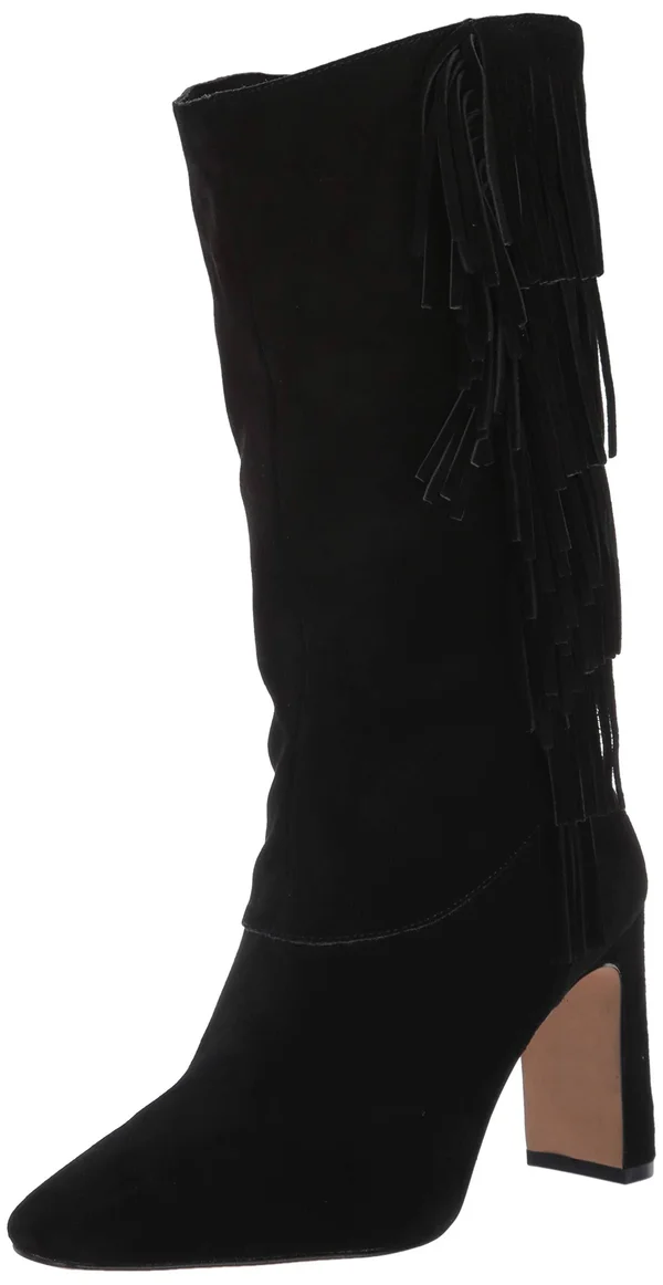 Vince Camuto Sterla Suede Boot 8, Black