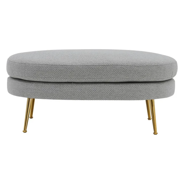 Ruby Fabric Bench, Cardiff Gray