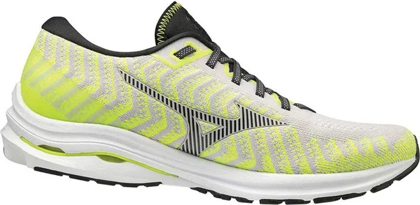 Mizuno Men's Wave Rider 24 Waveknit Nimbus Cloud-Phantom, 12.5