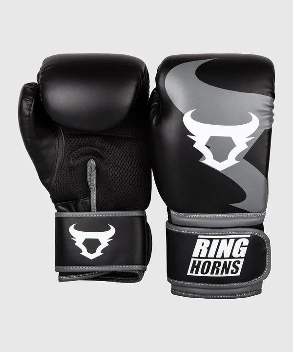 Ringhorns Charger Boxing Gloves - Black 16 oz