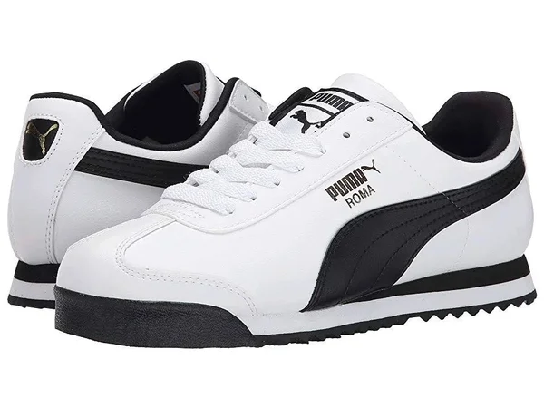 Puma Roma Basic White/Black, Men's, Size: 6