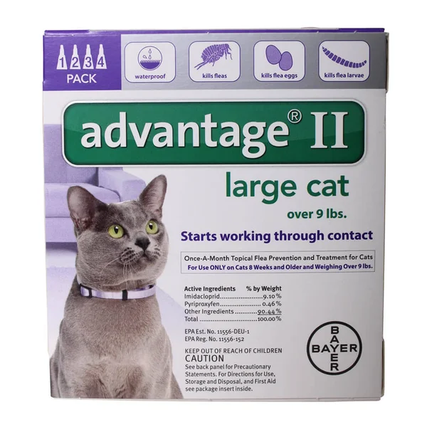 Bayer Advantage II Topical Flea Treatment for Cats - 4 pack