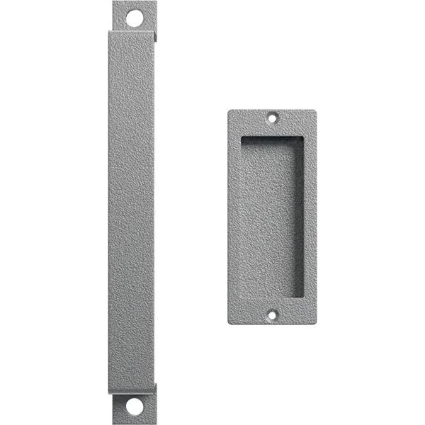 11x22 Pull Handle & 6x22 Flush Pull for 1 3/4x22 Doors, PC Chrome