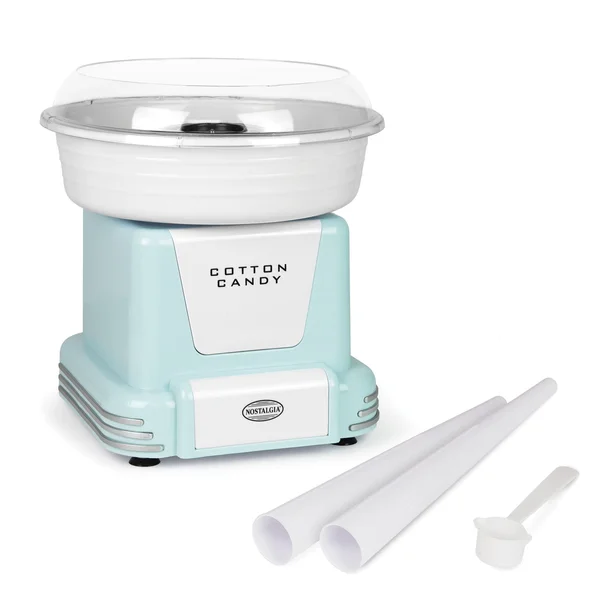Nostalgia Pcm805aq Hard & Sugar-Free Candy Cotton Candy Maker, Blue