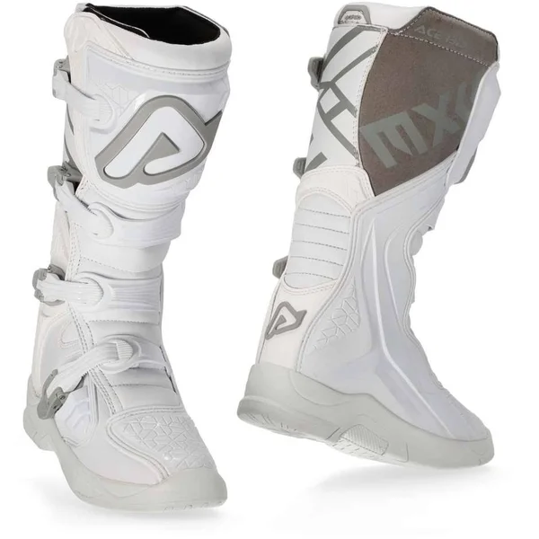 Acerbis X-Team Motocross Boots - White, Size 47