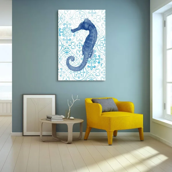 Empire Art Direct Marine Morocco I Frameless Free Floating Tempered Glass Panel Graphic Wall Art - 48 inch x 32 inch x 0.2 inch