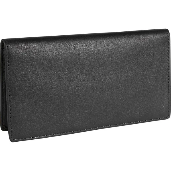 Royce Leather Checkbook & Secretary Black