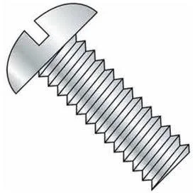 GoVets - Qty 2, Brighton-Best 5/16-18 x 2-3/4x22 Machine Screw - Round Head - Slotted - Steel - Zinc Cr+3 - ft - 100 Pk - BBI 5