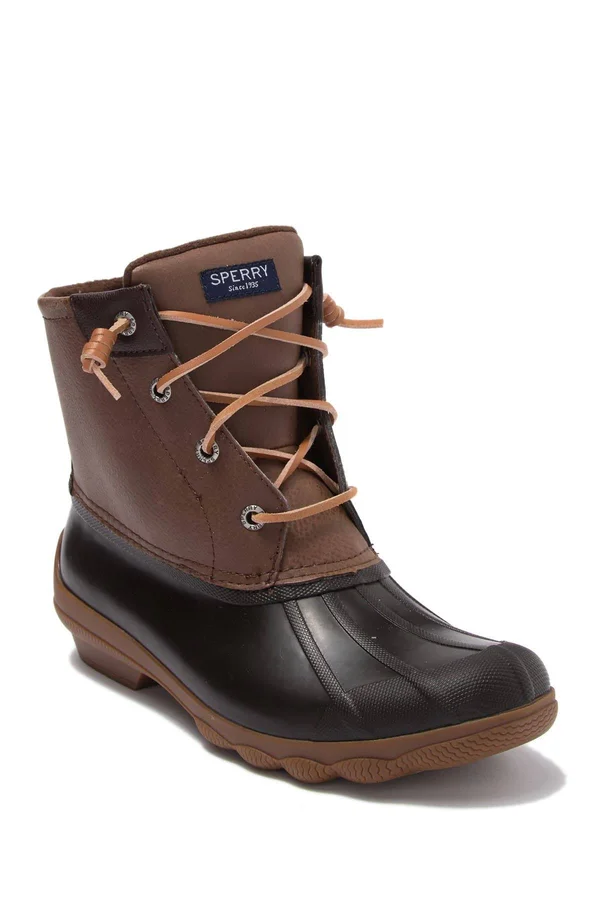 Women's Sperry Syren Gulf Duck Boot Brown, Size 5M