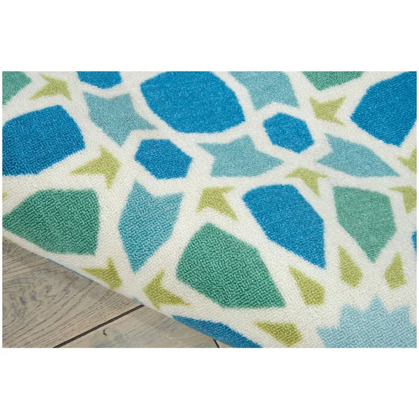 Nourison 10& x 13& Waverly Sun & Shade Porcelain Rectangle Area Rug