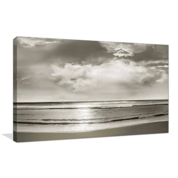 Infinity by Mike Calascibetta Print on Canvas - Gray - 36x22 H x 60x22 W x 1.5x22