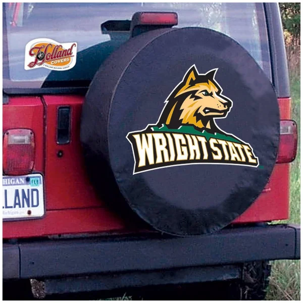 Holland Wright State University Tire Cover Black