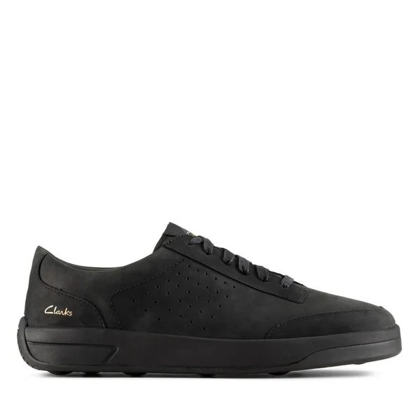 Clarks Mens Hero Air Lace Black Nubuck Size 8.5