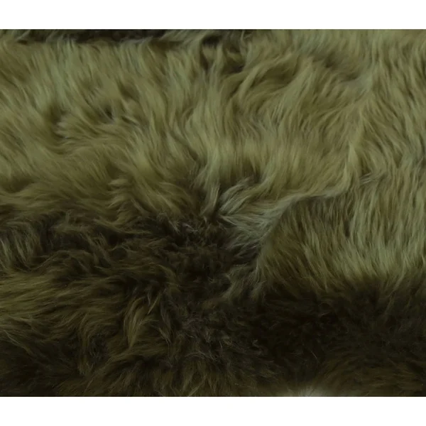 New Zealand Natural Shearling Sheepskin Rug - Big - Green