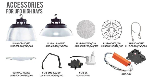 Westgate ULHB 240W LED High-Lumen UFO High Bay 3000K