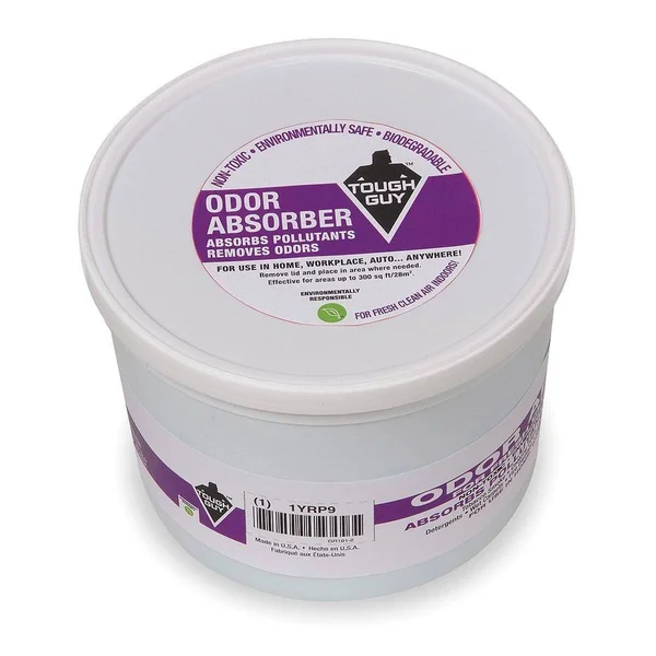 Odor Absorber Gel Sponge, Size 1 lb, PK6 Tough Guy 1YRP9