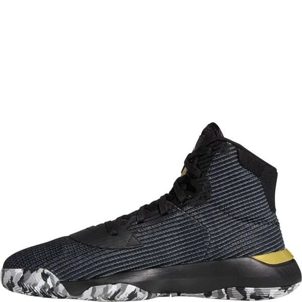 Adidas Pro Bounce 2019 Black/White/Grey Basketball Shoes 10.5