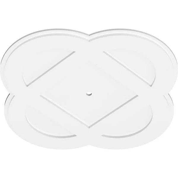 Charlotte Architectural Grade PVC Contemporary Ceiling Medallion Ekena Millwork