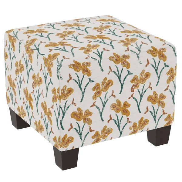 Skyline Furniture Custom Ottoman in Prints Black