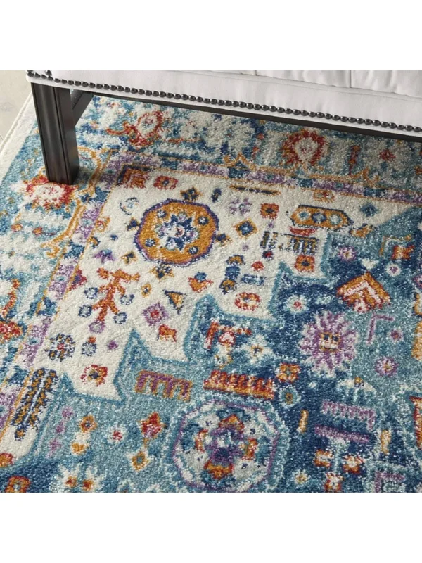 Nourison Passion Ivory/Multi Area Rug - 8& x 10&