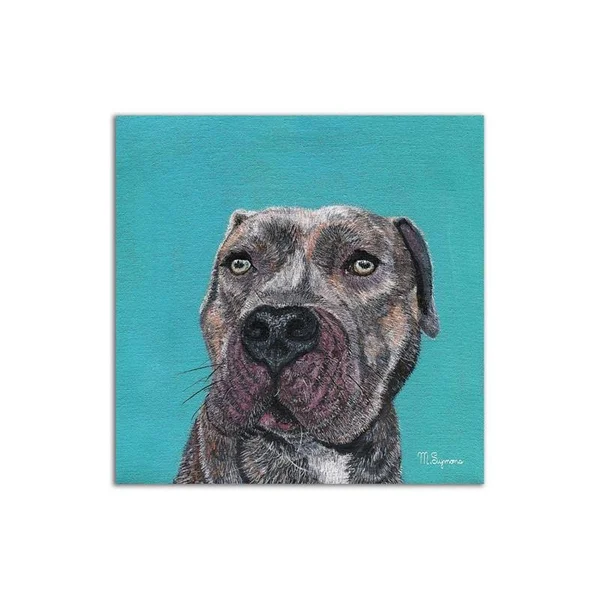 18x22 x 18x22 Good Boy by Melissa Symons Print on Canvas