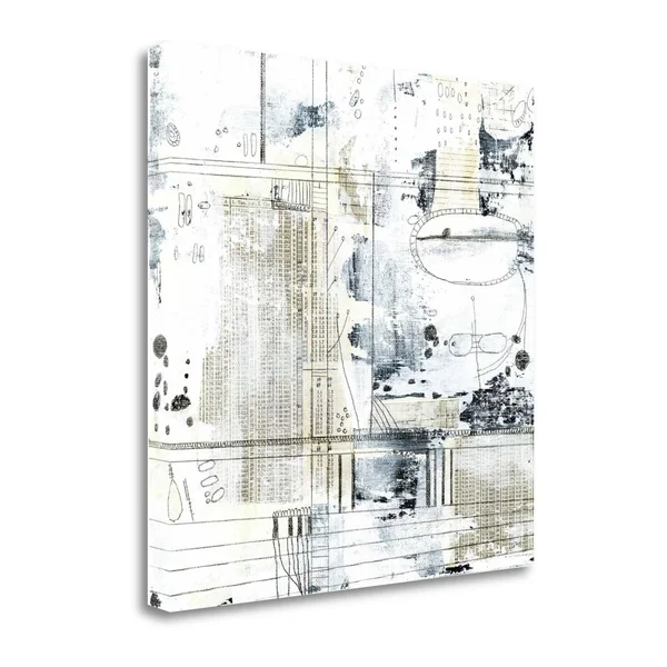 18x22 x 18x22 Neutral Abstract II by Sarah Ogren Fine Art Giclee Print