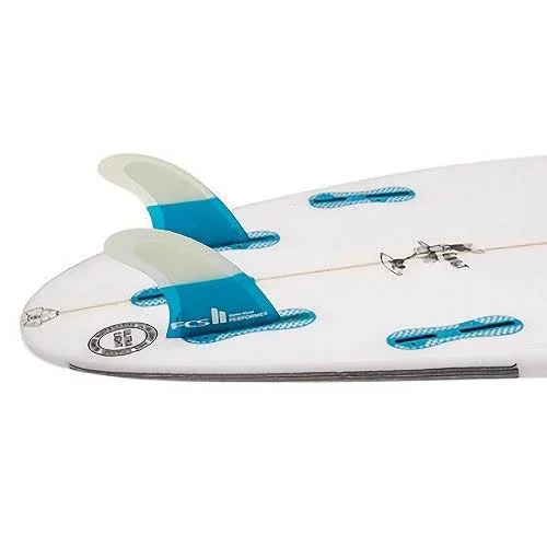 FCS II Performer PC Large Quad Rear Fin Set - Teal