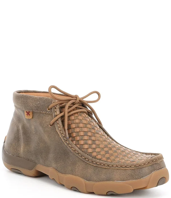 MDM0033 Twisted x Men's Driving Moccasins - Bomber/Tan