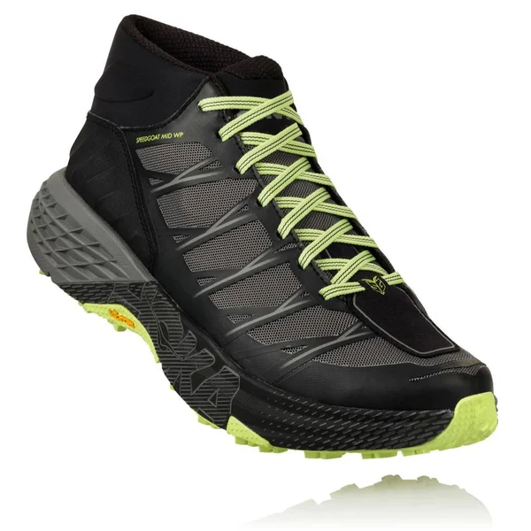 Hoka One One Speedgoat Mid WP Men's - Black/Steel Grey - 9.5