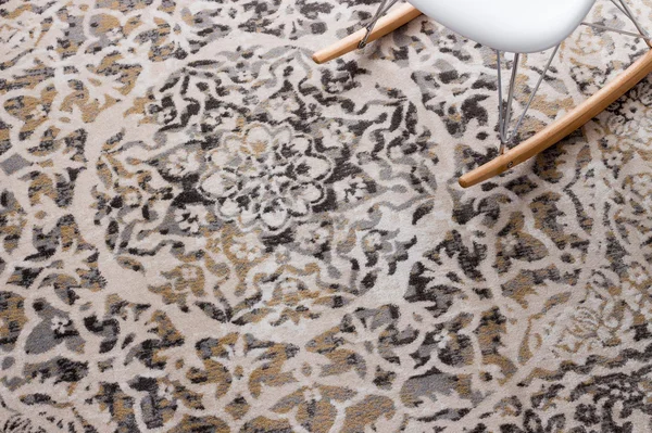 Dulce Modern Bloom Area Rug, Ivory and Gray, 2& 7x22 x 8&
