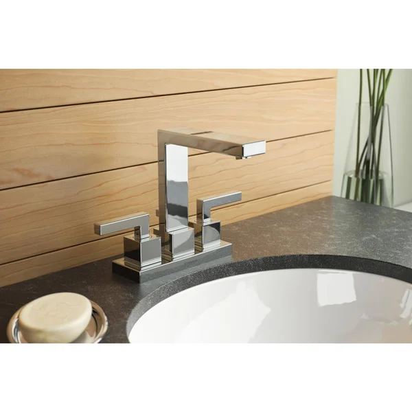 Symmons SLC-3612-STN-1.0 Duro Centerset Bathroom Faucet with Drain Assembly Finish: Satin Nickel