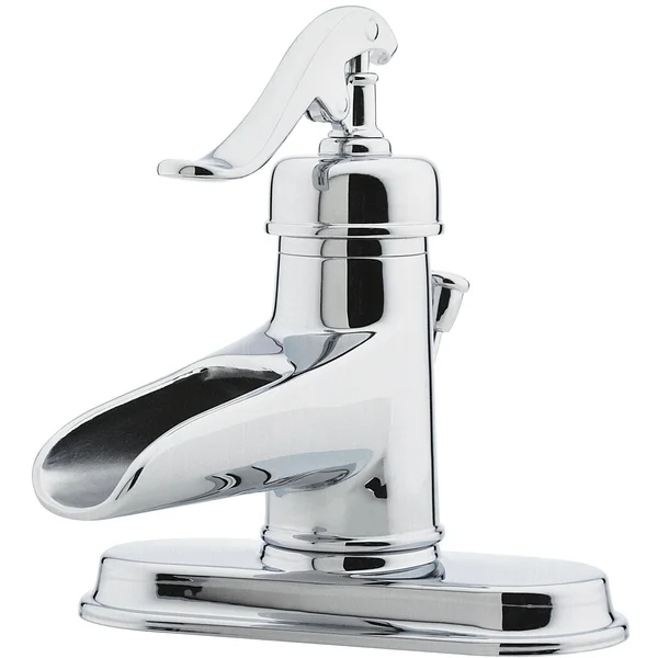 Pfister Ashfield Single-Handle Bathroom Faucet in Polished Chrome LG42-YP0C