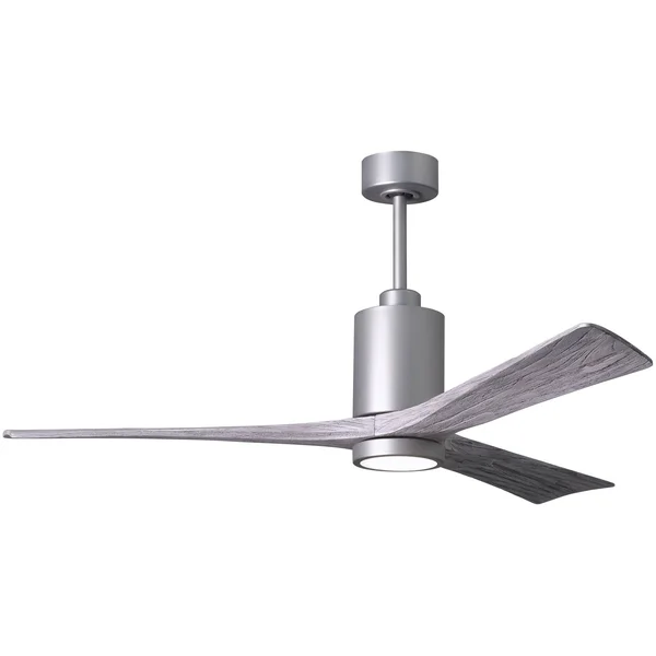 Patricia Ceiling Fan with Light by Matthews Fan Company - Textured Bronze, PA3-TB-BW-52