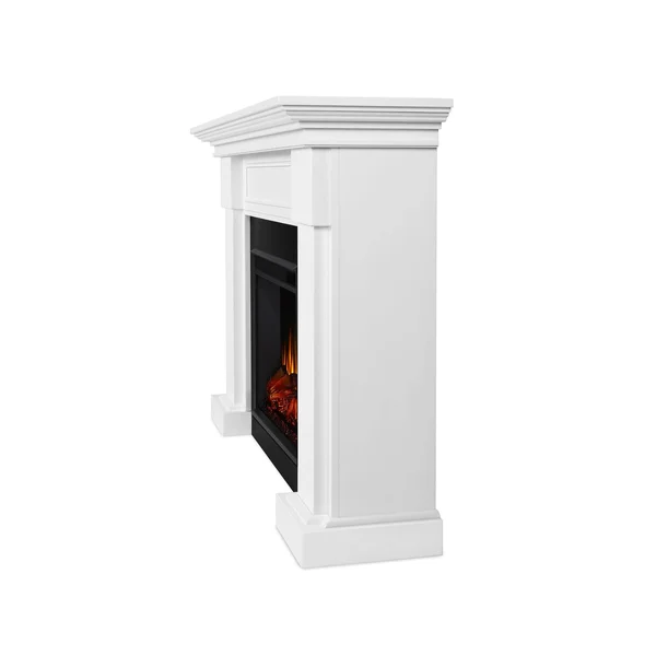 Real Flame 7910E Hillcrest Electric Fireplace - White