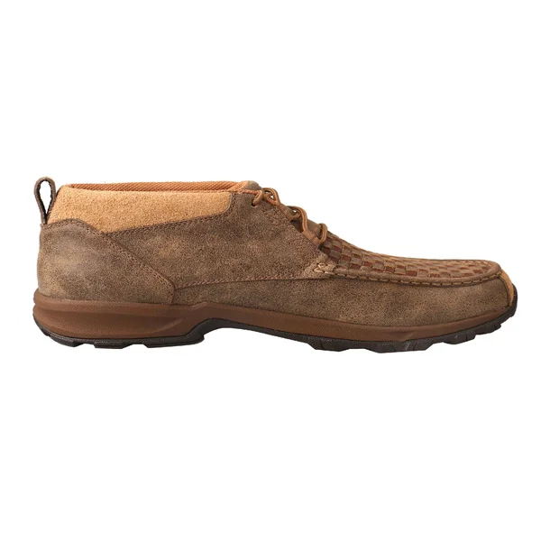 Twisted x Men's MHK0008 Hiker Boot, Woven Brown/Bomber Leather