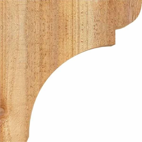 4x22W x 10x22D x 26x22H Yorktown Rough Sawn Corbel, Western Red Cedar